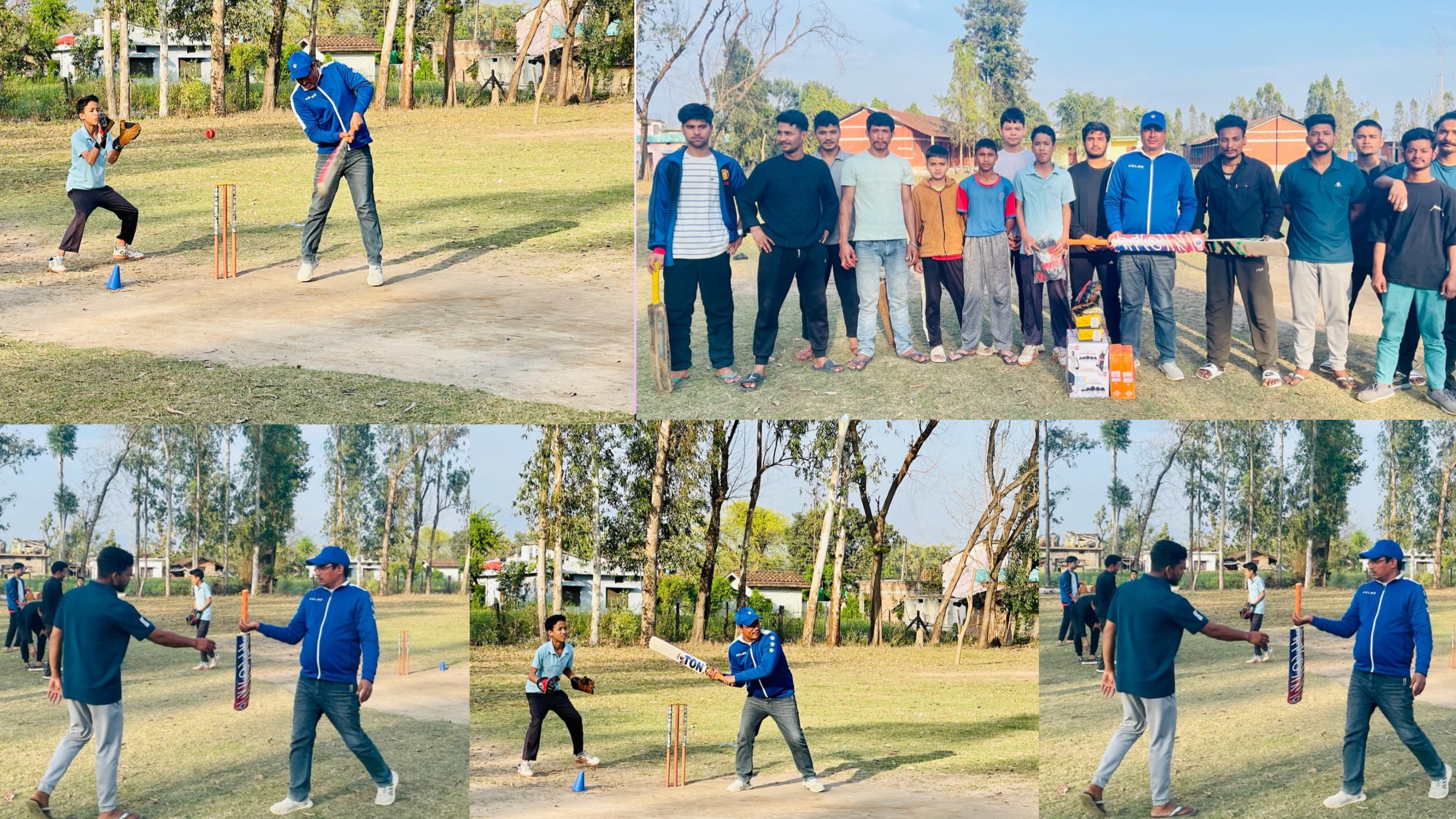 कृष्णपुर २ नं. वडा कार्यालय द्वारा क्रिकेट खेल सामाग्री वितरण